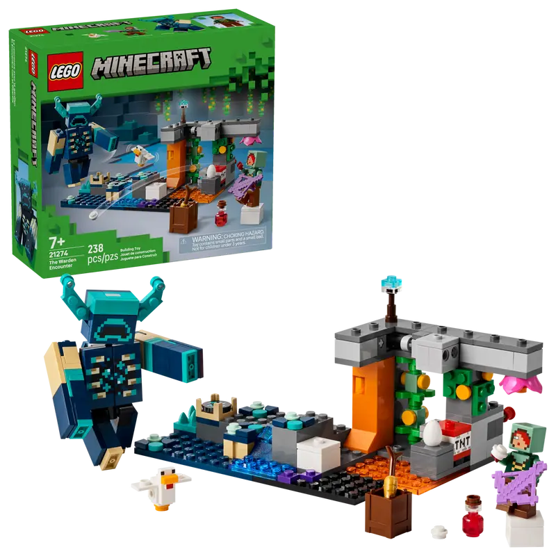 ليجو 21274 ماين كرافت واردن انكاونتر مكعبات التركيب LEGO