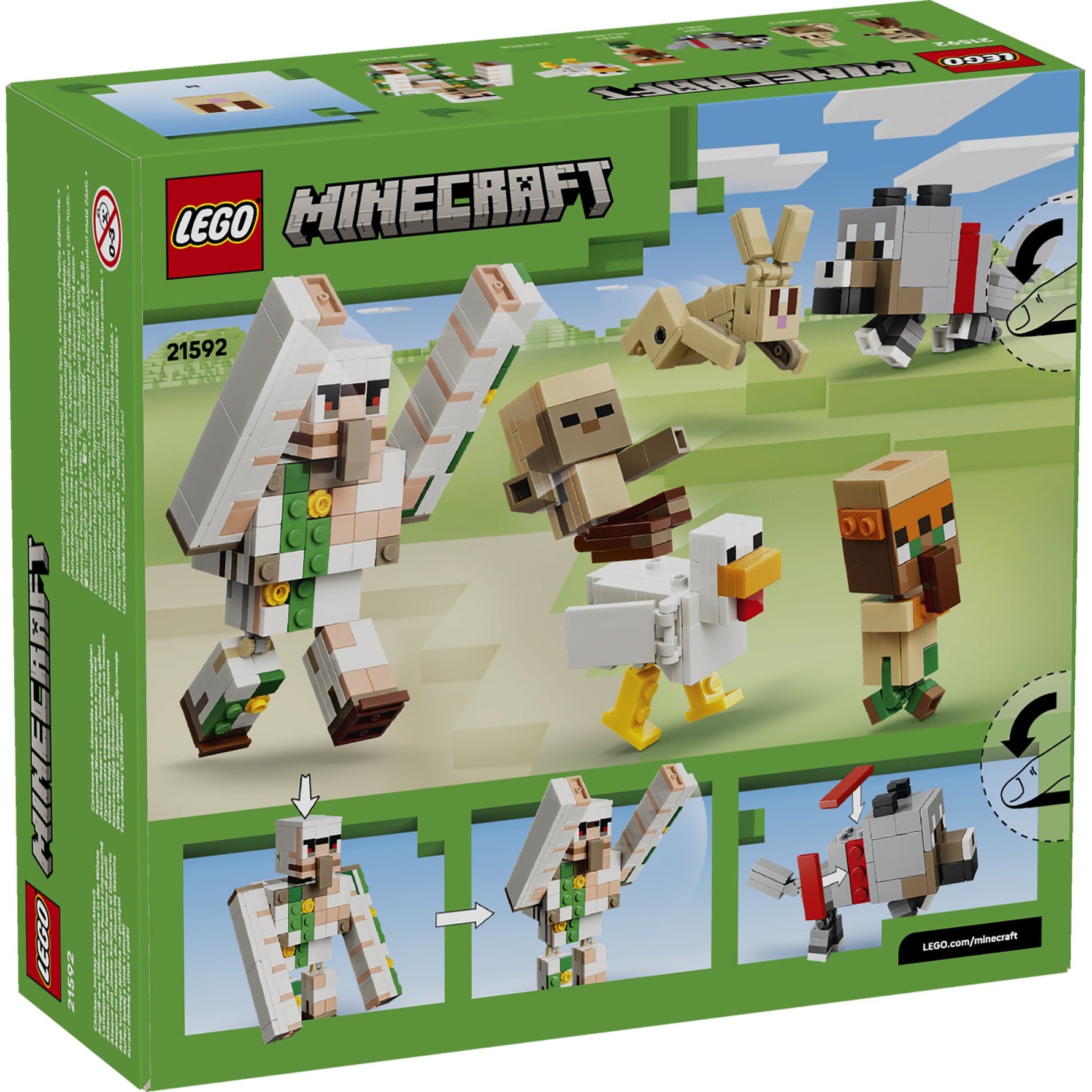 ليجو ماينكرافت هجوم الصحراء 21592 مكعبات التركيب LEGO