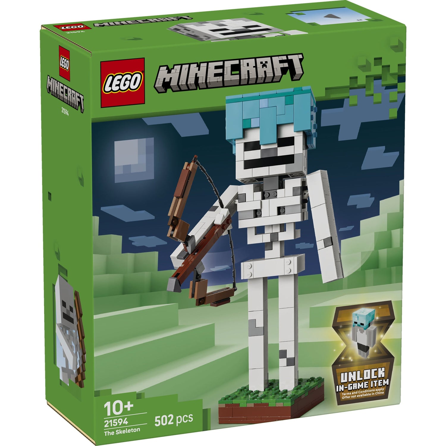 ليجو ماينكرافت سكيلتون الهيكل العظمي 21594 مكعبات التركيب LEGO