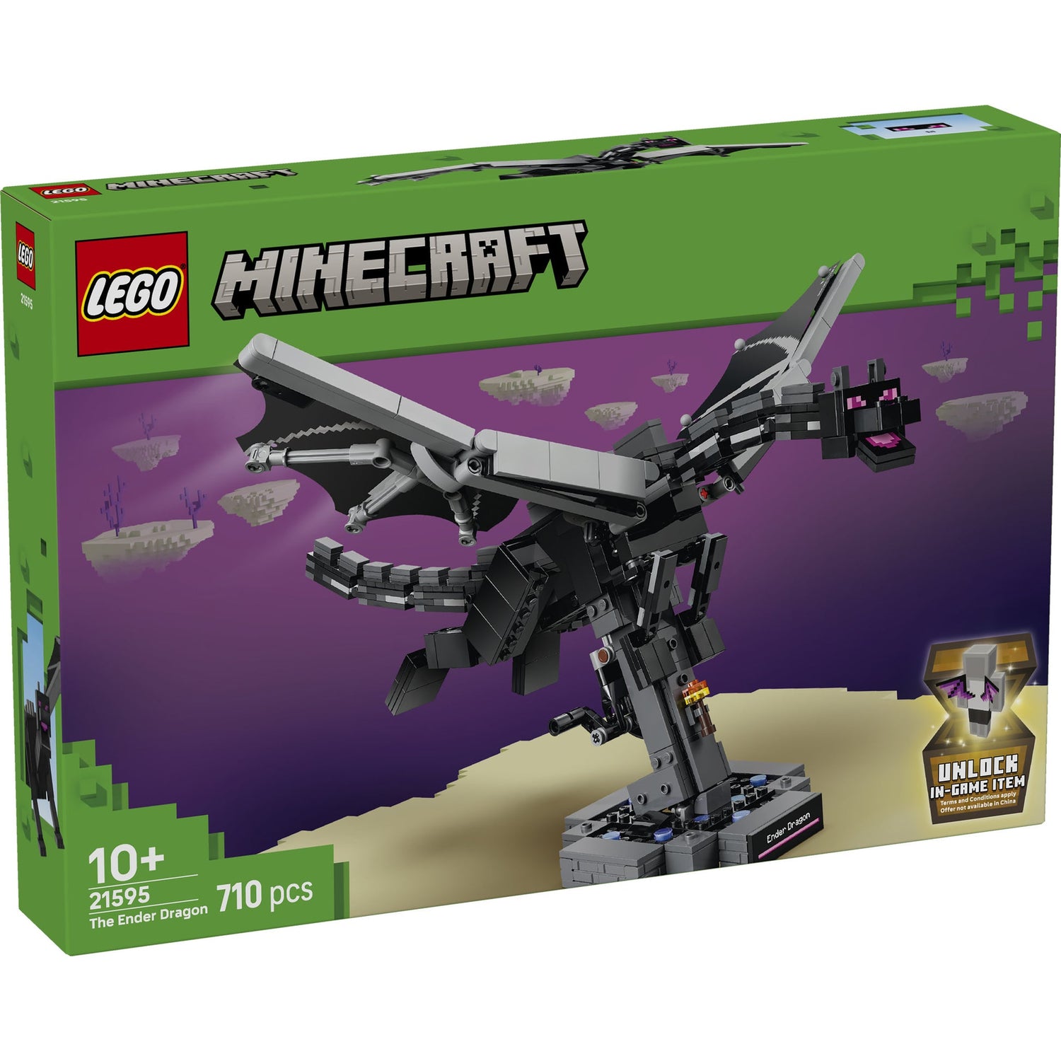 ليجو ماينكرافت ذا إندر دراجون 21595 مكعبات التركيب LEGO