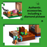 ليجو ماينكرافت هجوم قرية إيفوكر 21596 مكعبات التركيب LEGO
