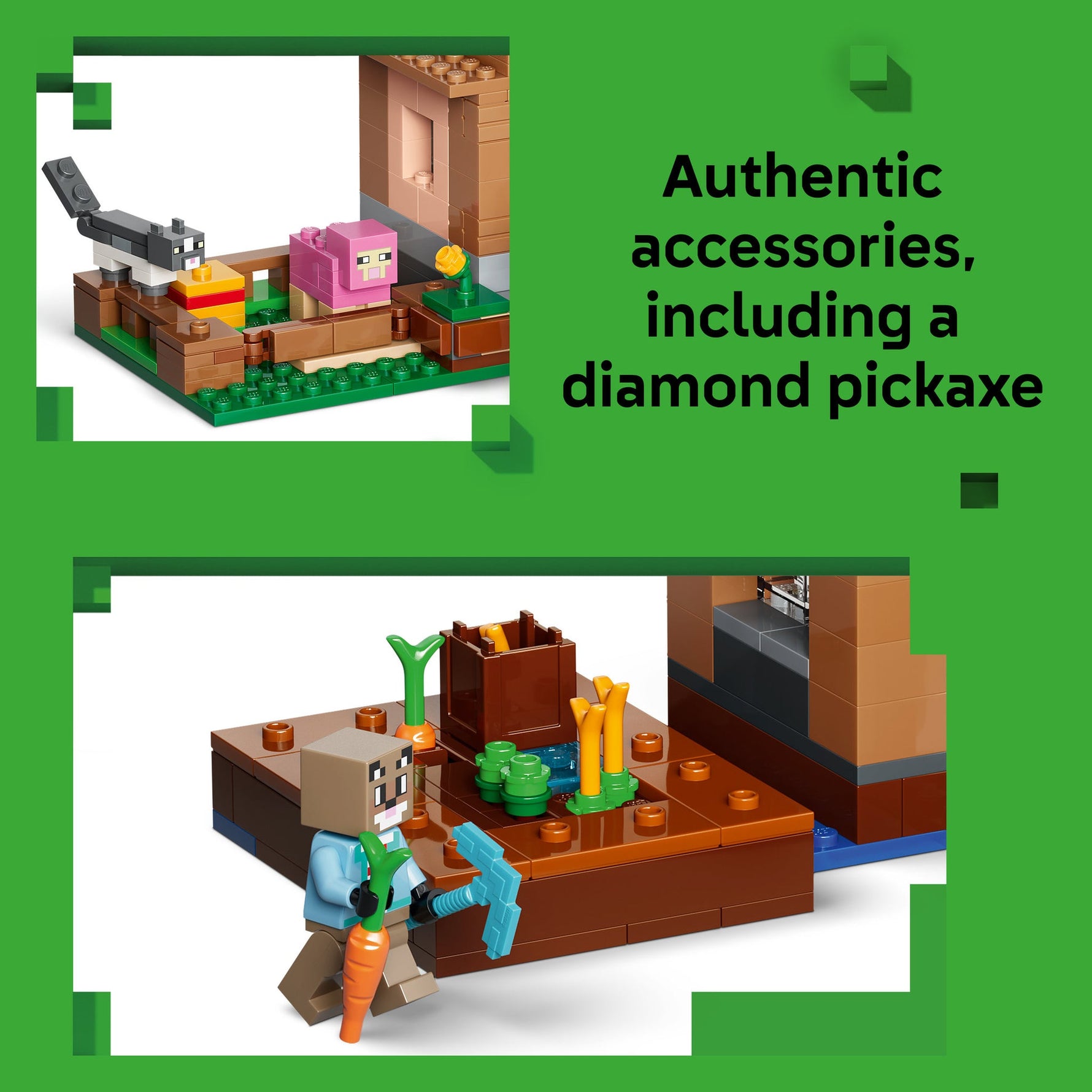 ليجو ماينكرافت هجوم قرية إيفوكر 21596 مكعبات التركيب LEGO