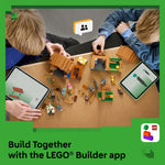 ليجو ماينكرافت هجوم قرية إيفوكر 21596 مكعبات التركيب LEGO