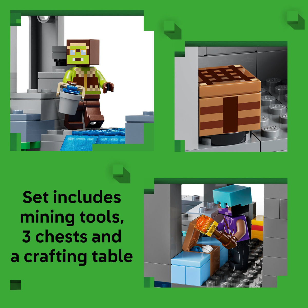 ليجو ماينكرافت محطة غاست 21597 مكعبات التركيب LEGO