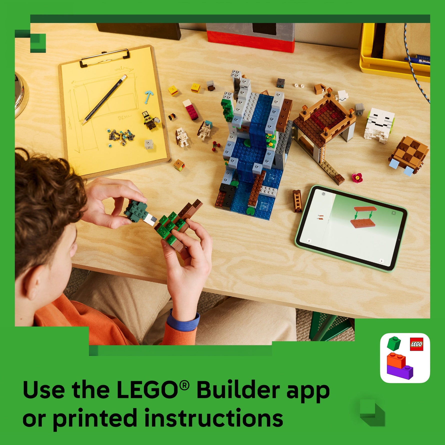 ليجو ماينكرافت محطة غاست 21597 مكعبات التركيب LEGO