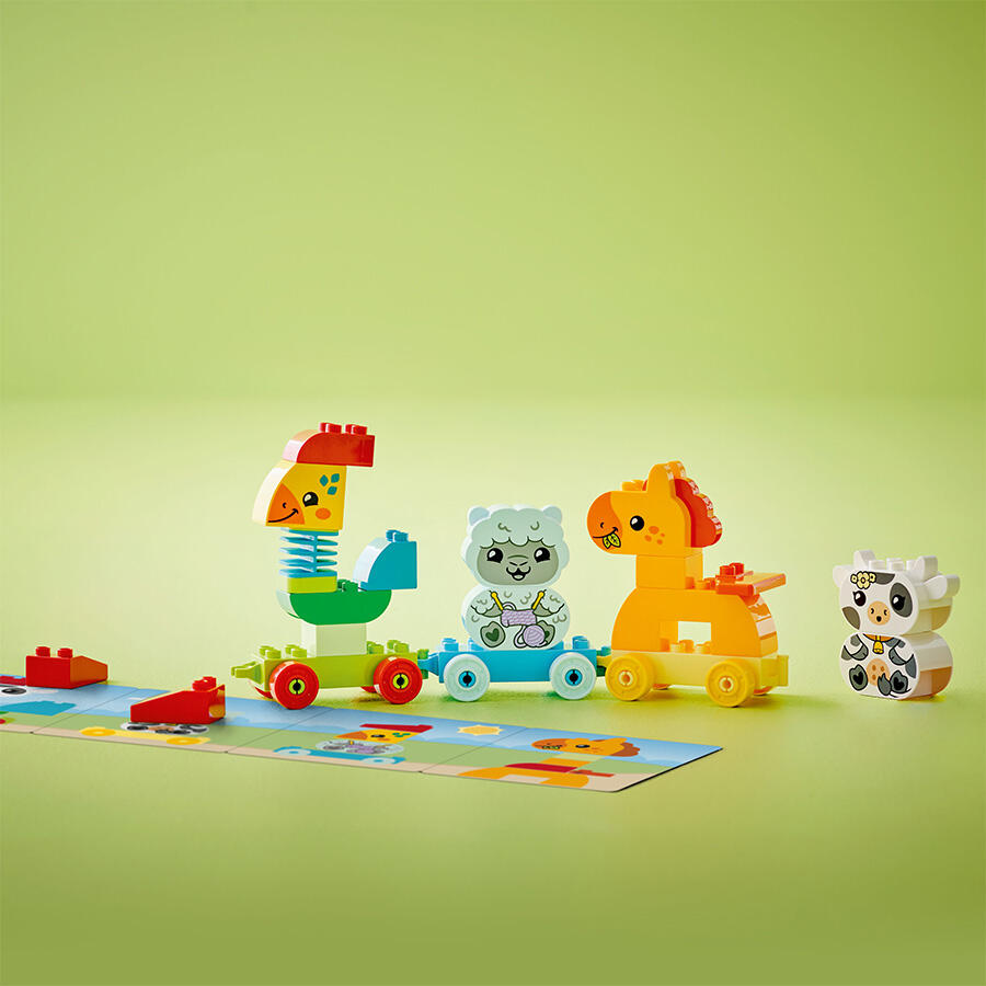 ليجو دوبلو لعبة مكعبات بناء قطاري الاول مكعبات التركيب LEGO