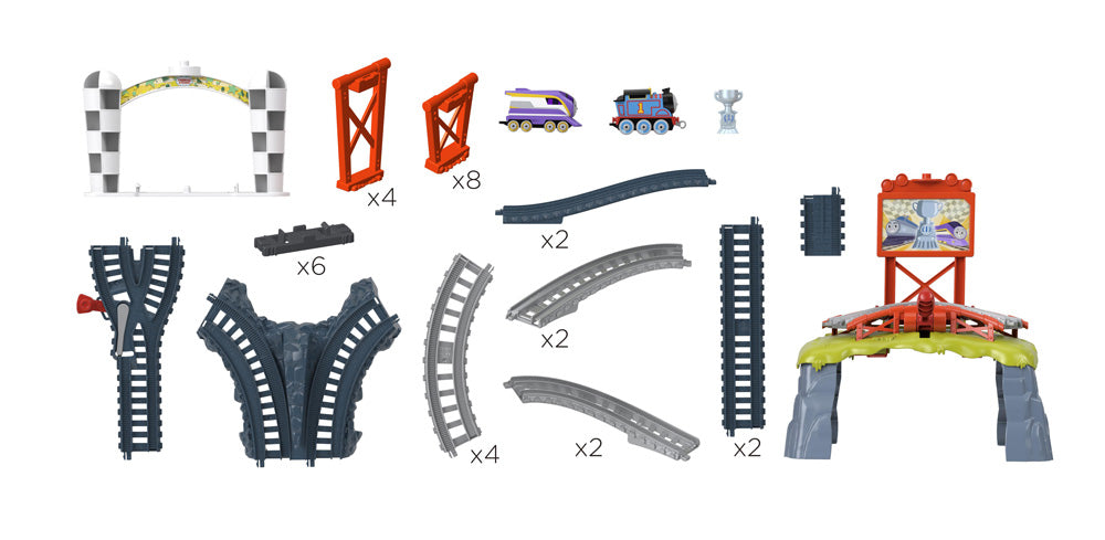 توماس والأصدقاء سباق الكأس مركبات مع مسار Thomas and Friends