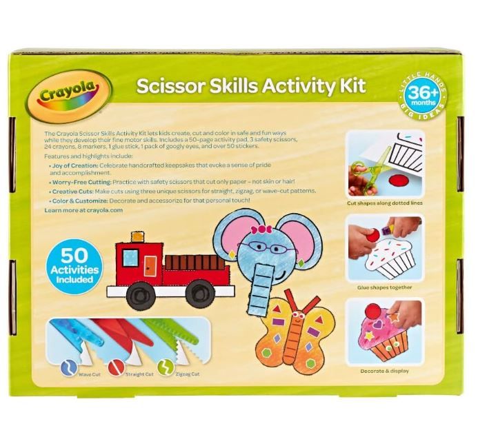 كرايولا مقصية مهارات النشاط كيت Crayola