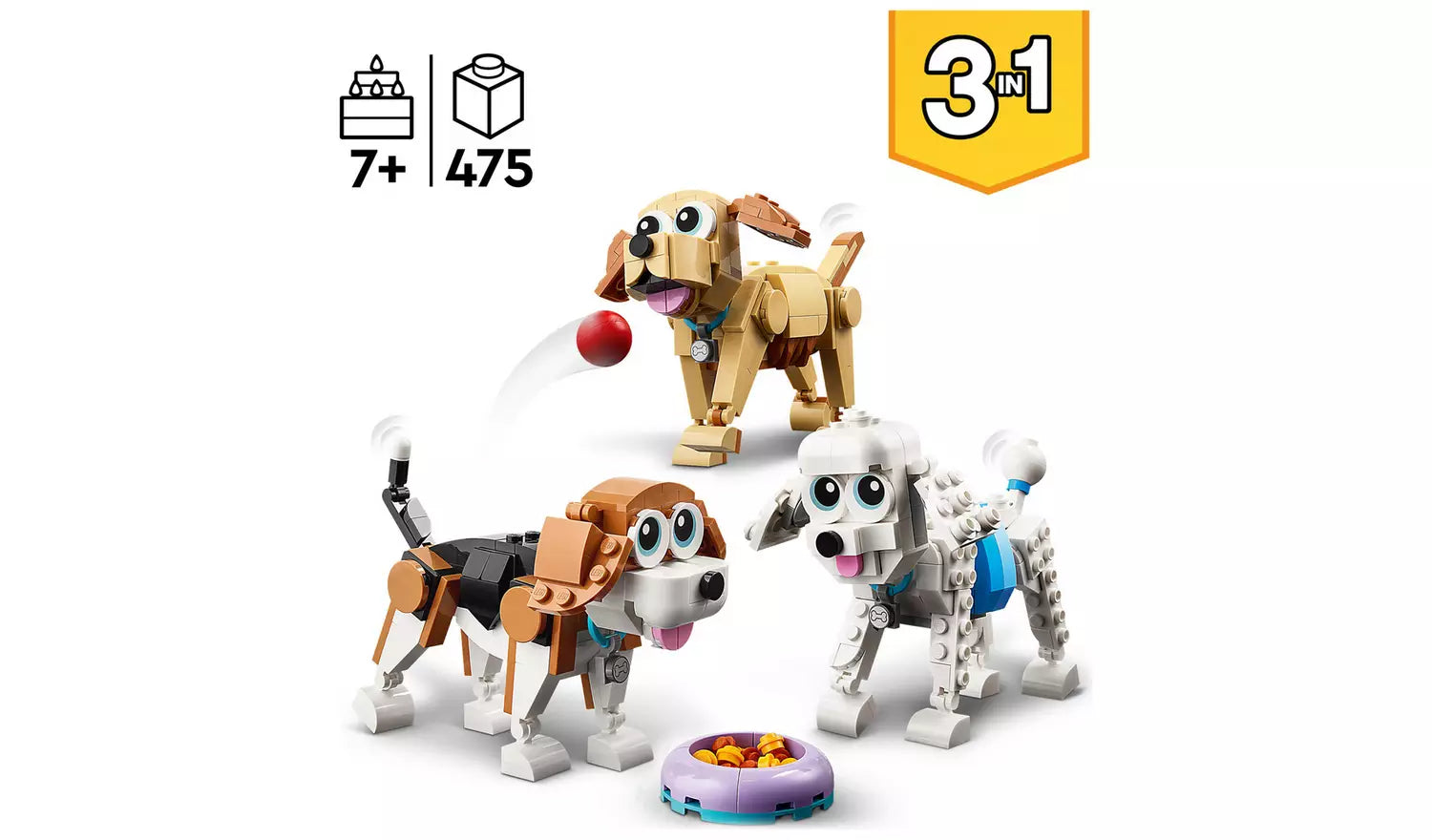 ليجو 31137 كريتور مجموعة الجراء الرائعة مكعبات التركيب LEGO