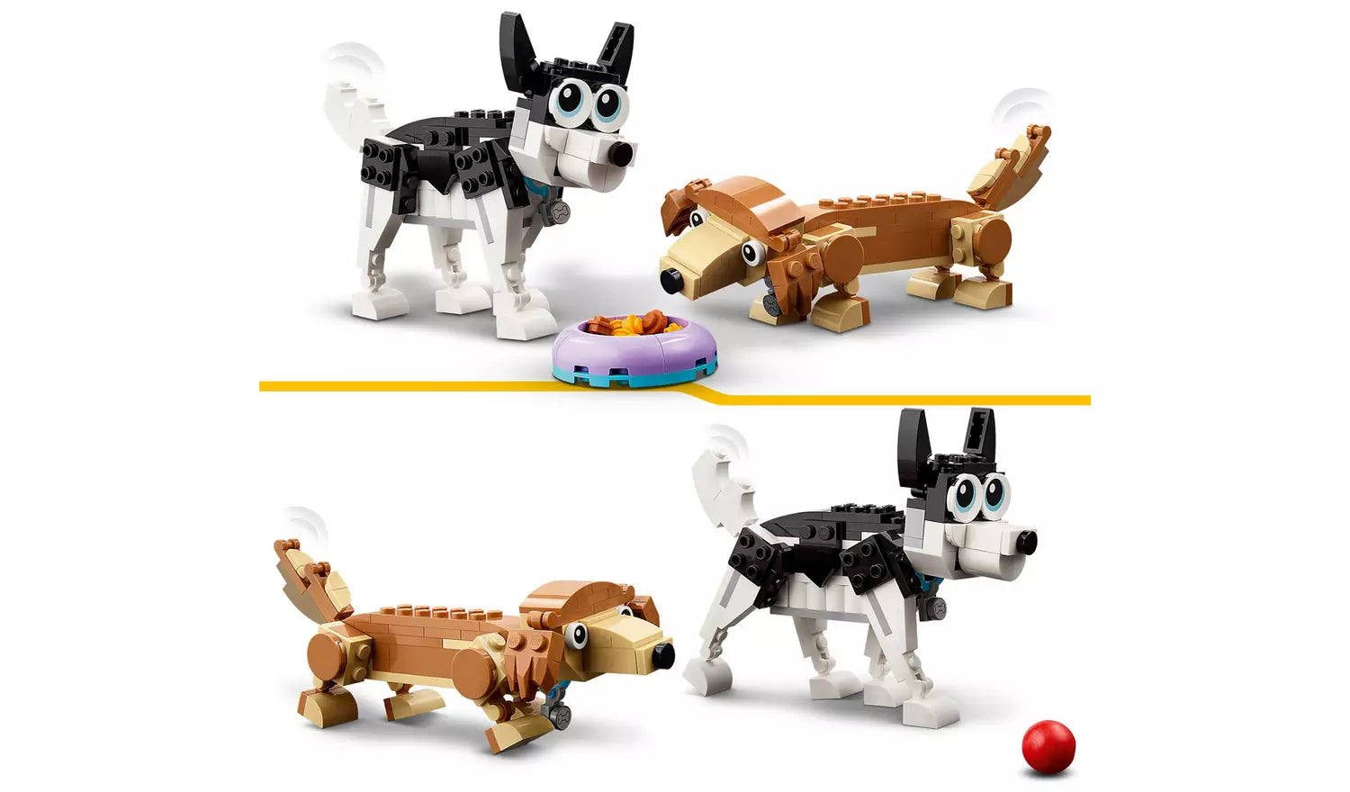 ليجو 31137 كريتور مجموعة الجراء الرائعة مكعبات التركيب LEGO