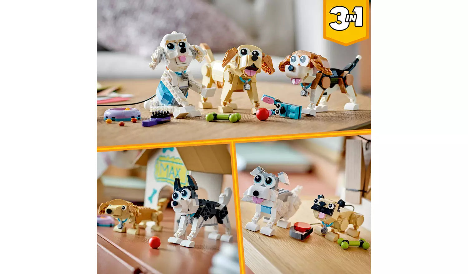 ليجو 31137 كريتور مجموعة الجراء الرائعة مكعبات التركيب LEGO