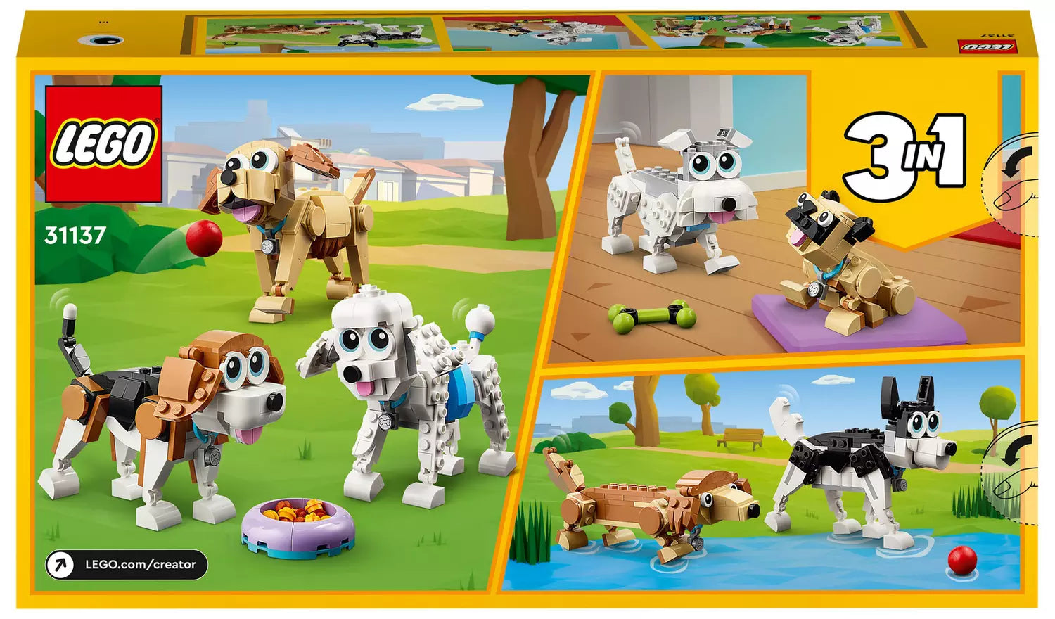 ليجو 31137 كريتور مجموعة الجراء الرائعة مكعبات التركيب LEGO