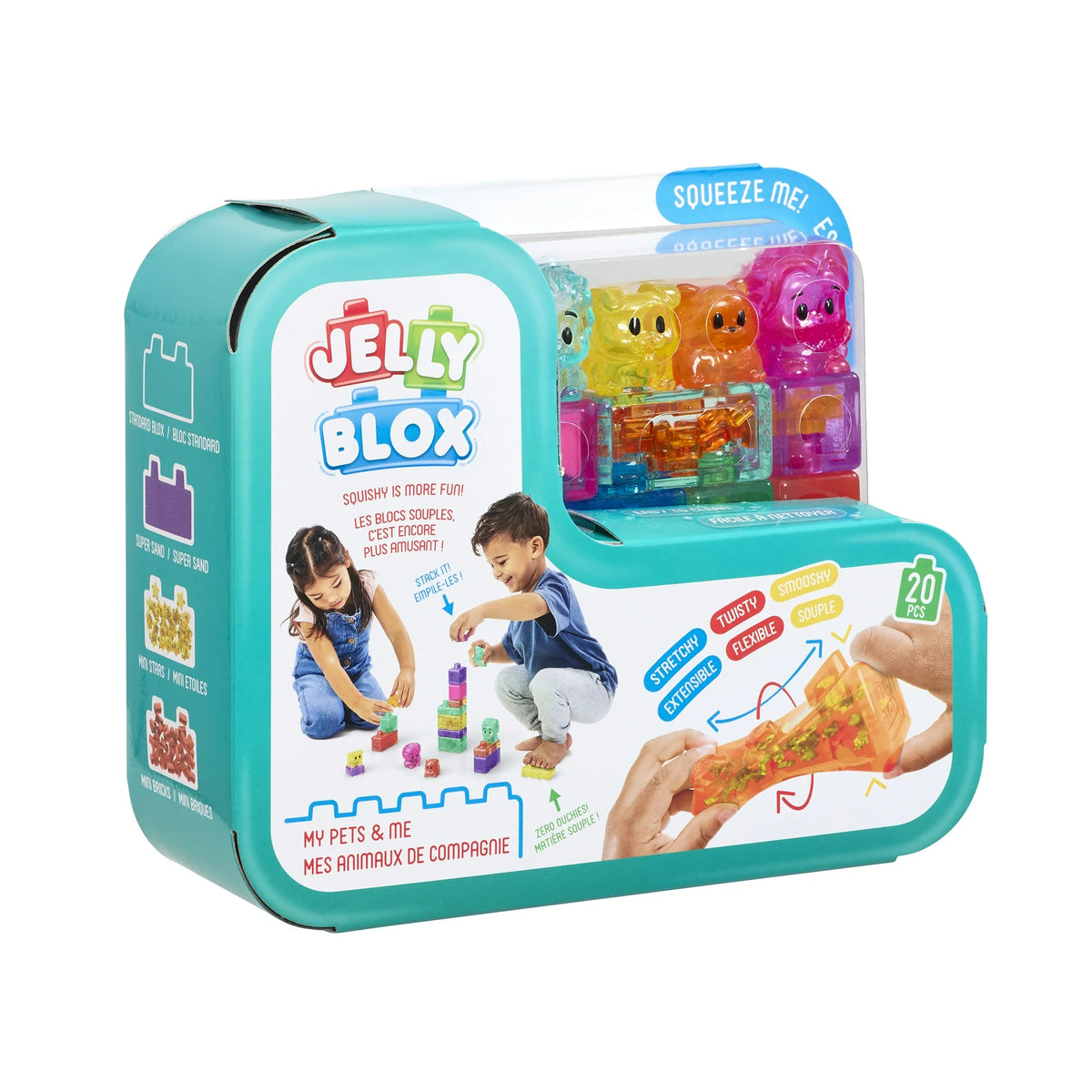 جيلي بلوكس مكعبات الحيوانات الأليفة وأنا مكعبات التركيب Jelly Blox