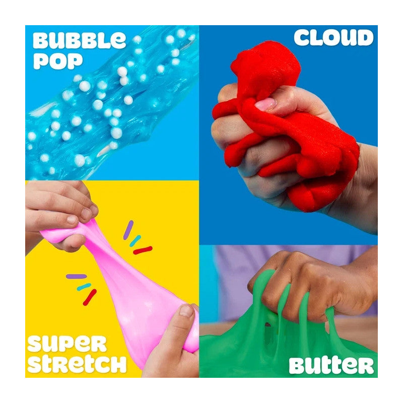 بلاي دوه مجموعة سلايم متعددة 6 قطع سلايم Play-Doh