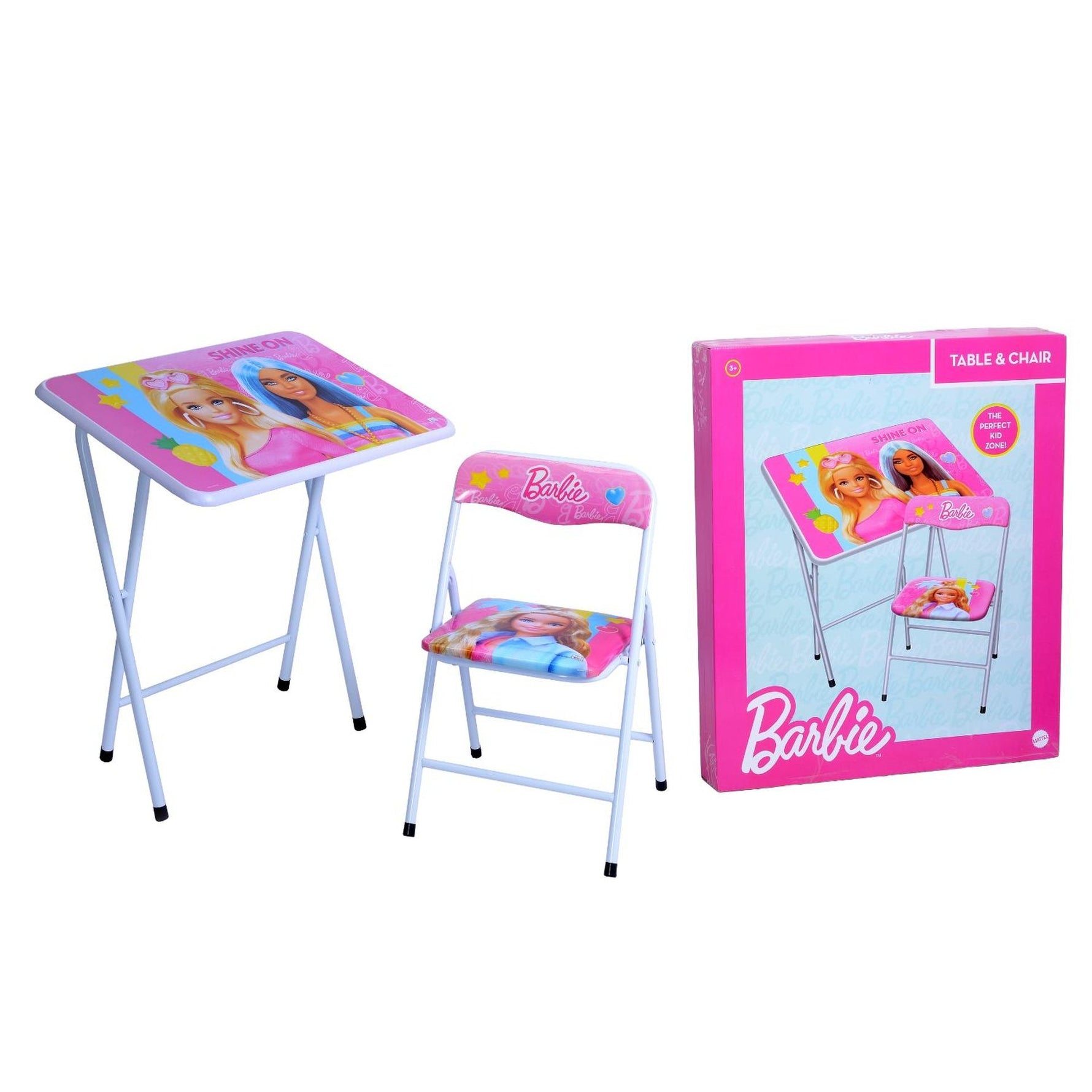 طاولة وكرسي باربي أدوات مدرسية Barbie