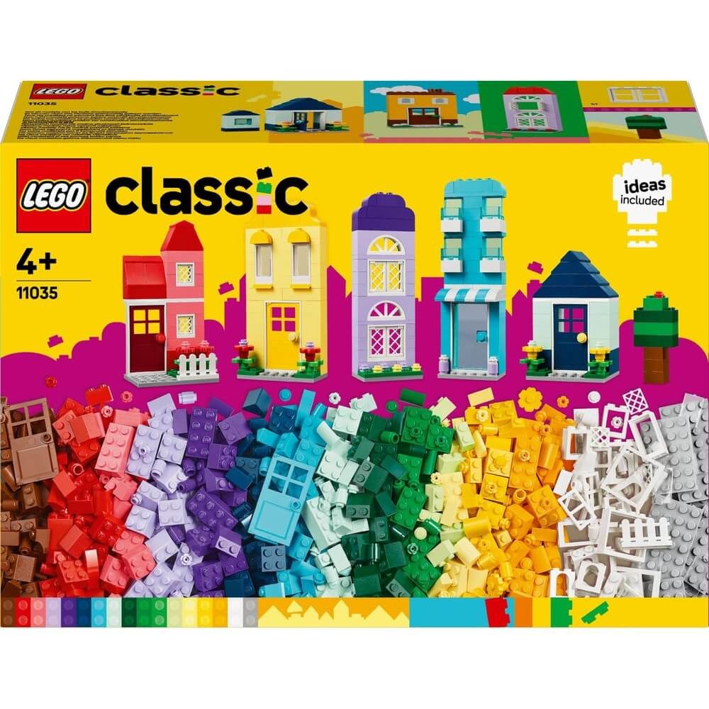 ليجو كلاسيك 11035 ابداع بناء المنازل مكعبات التركيب LEGO