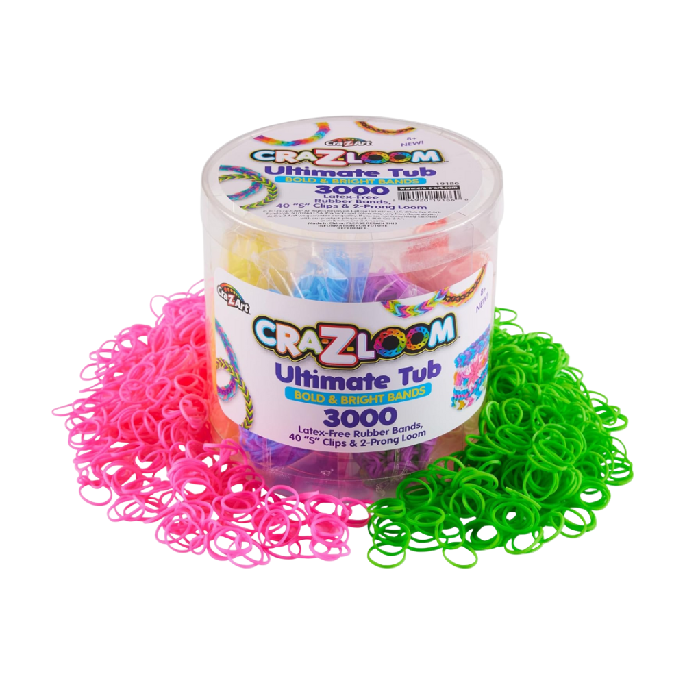 كريزي ارت مجموعة صنع أساور مطاطية الخرز والاكسسوارات Craz-Art