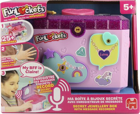 فان لوكيتس صندوق مجوهرات سيكريت الخرز والاكسسوارات FUNLOCKETS