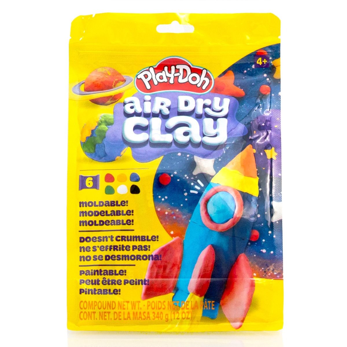بلاي دوه صلصال سريع الجفاف 6 قطع الصلصال والمعجون Play-Doh