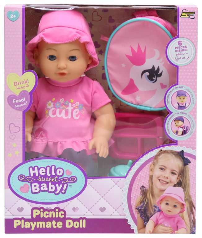 هيلو سويت بيبي دمية النزهه أشكال متنوعه دمى المواليد Hello Sweet Baby