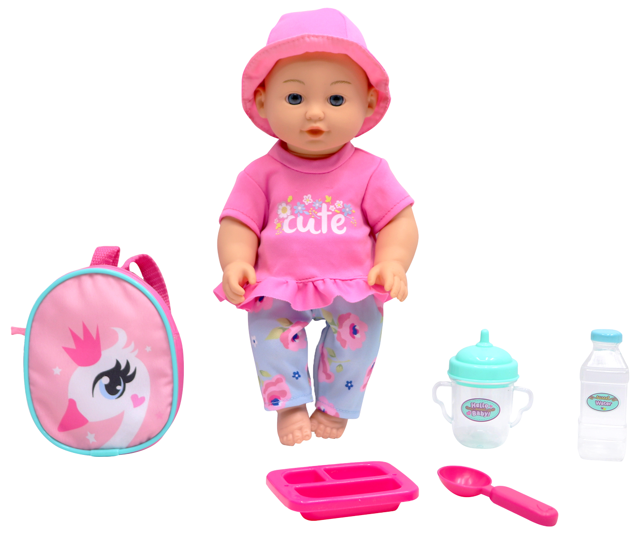 هيلو سويت بيبي دمية النزهه أشكال متنوعه دمى المواليد Hello Sweet Baby