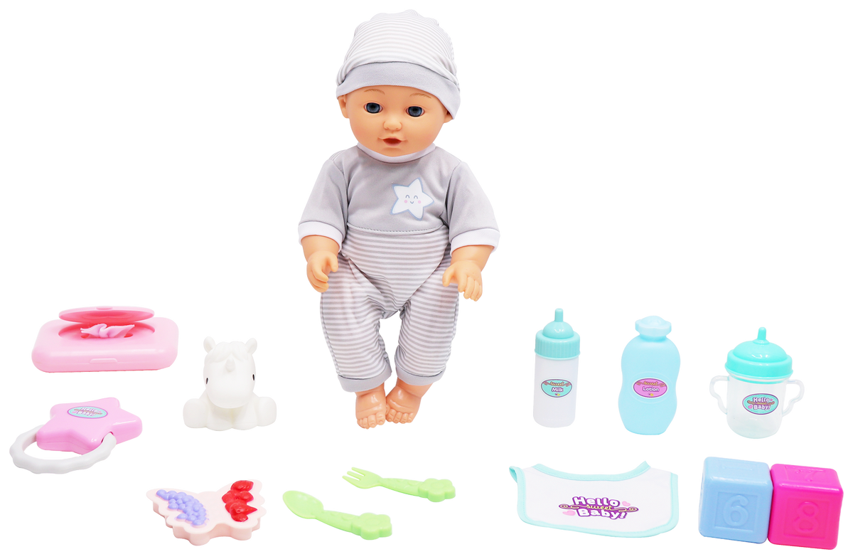 هيلو سويت بيبي دمية العناية وإطعام الطفل دمى المواليد Hello Sweet Baby