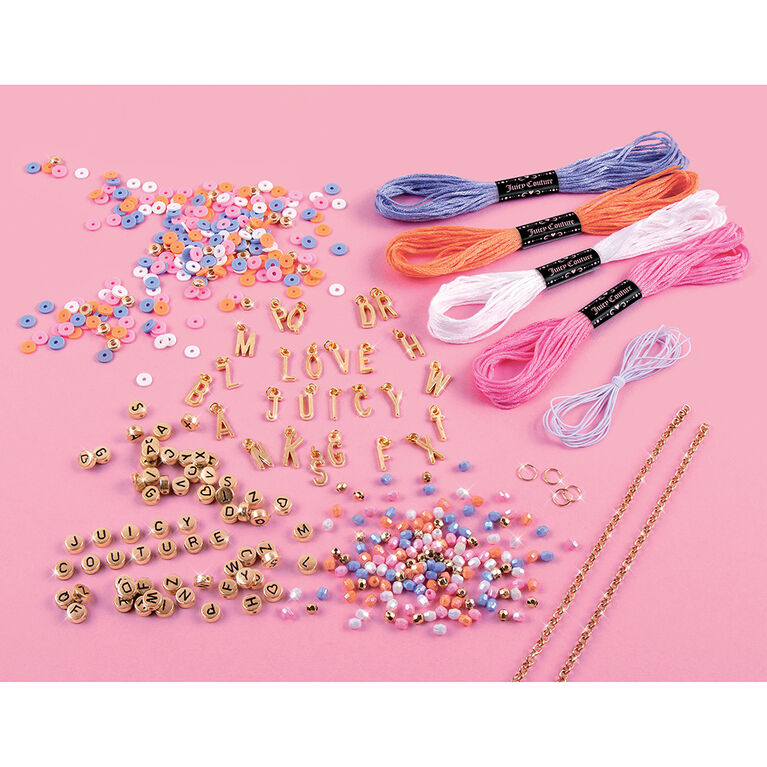 ميك ات ريل صنع اساور بحروف الحب الخرز والاكسسوارات Make it Real