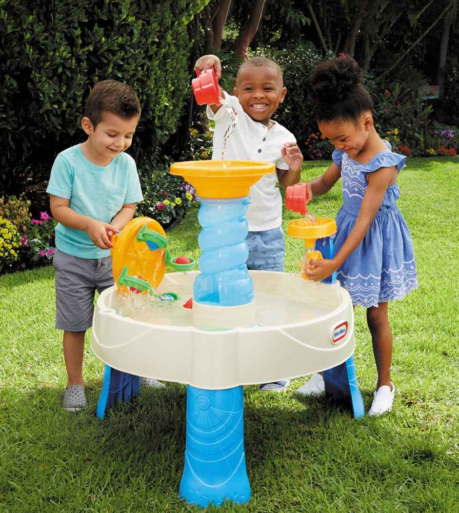 ليتل تايكس طاولة مائية حلزونية أزرق طاولات الماء Little Tikes