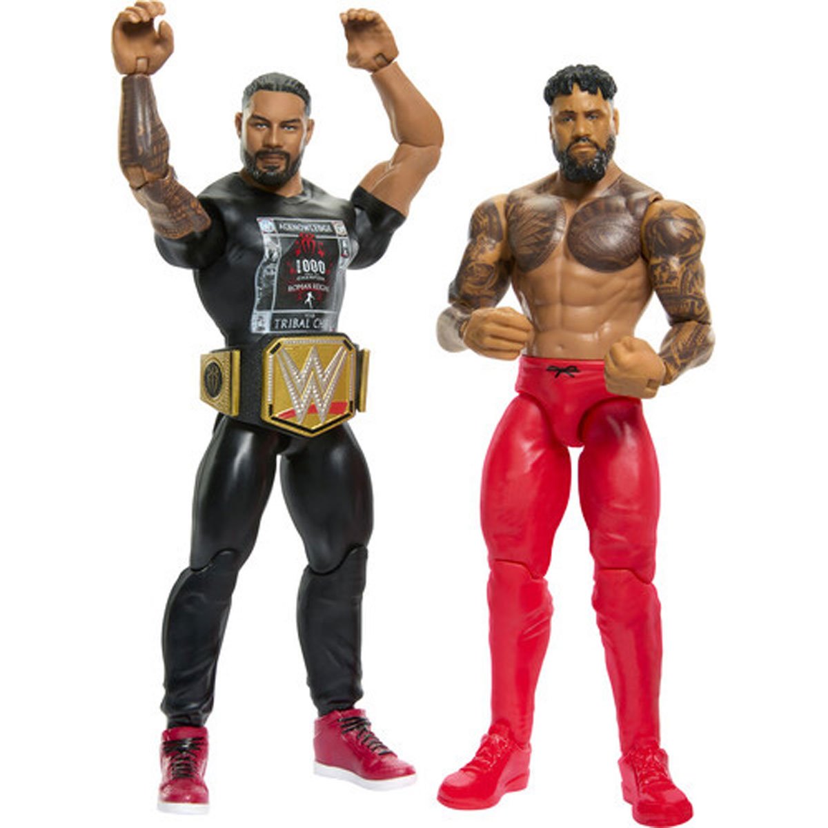 دبليو دبليو اي مجسم رومان رينز ضد جاي أوسو مجسمات الشخصيات WWE