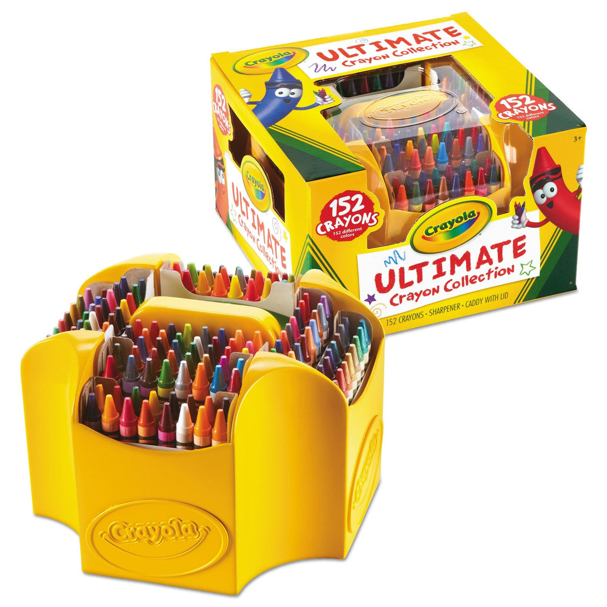 كرايولا اقلام تلوين التيميت 152 قطعة رسم و تلوين Crayola