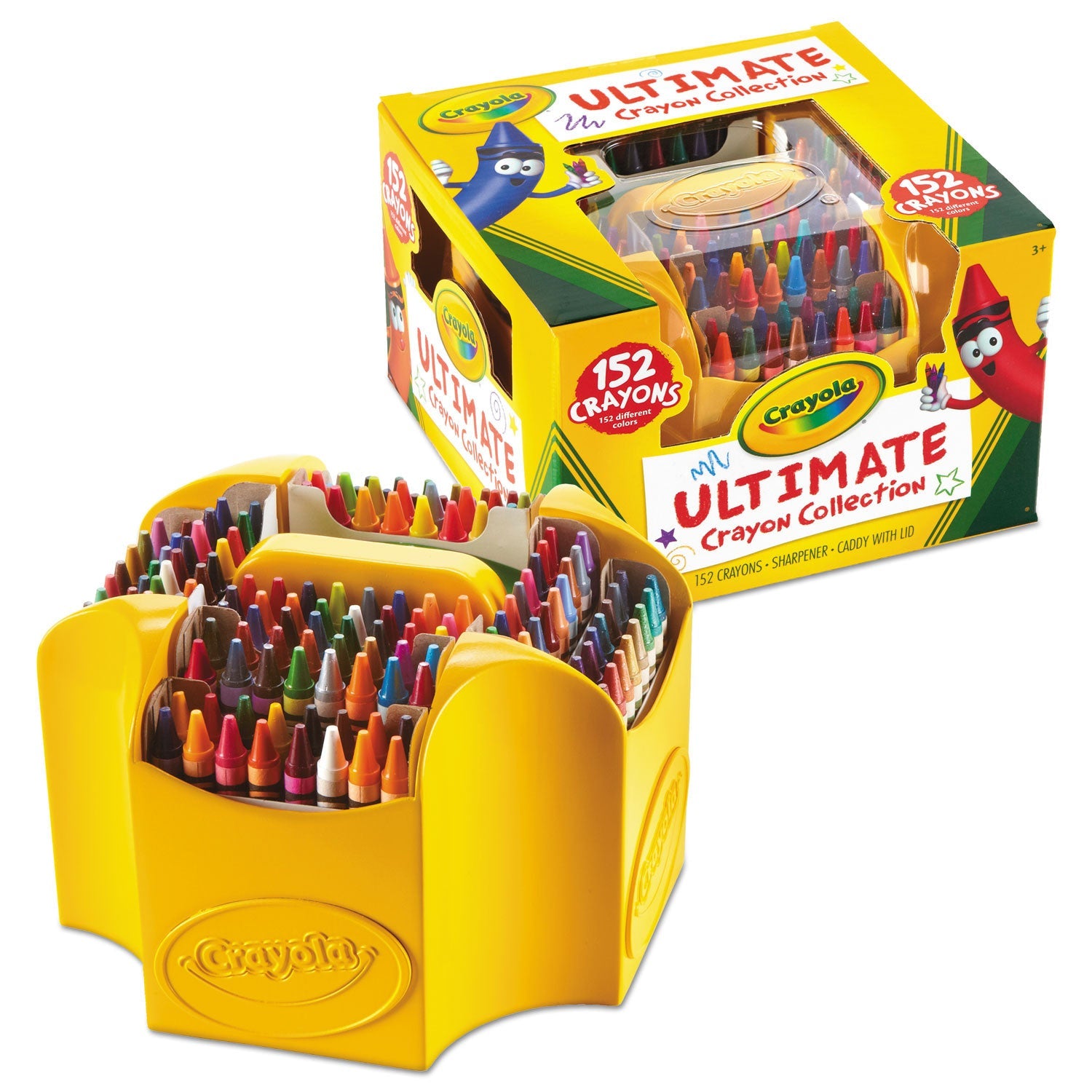 كرايولا اقلام تلوين التيميت 152 قطعة رسم و تلوين Crayola