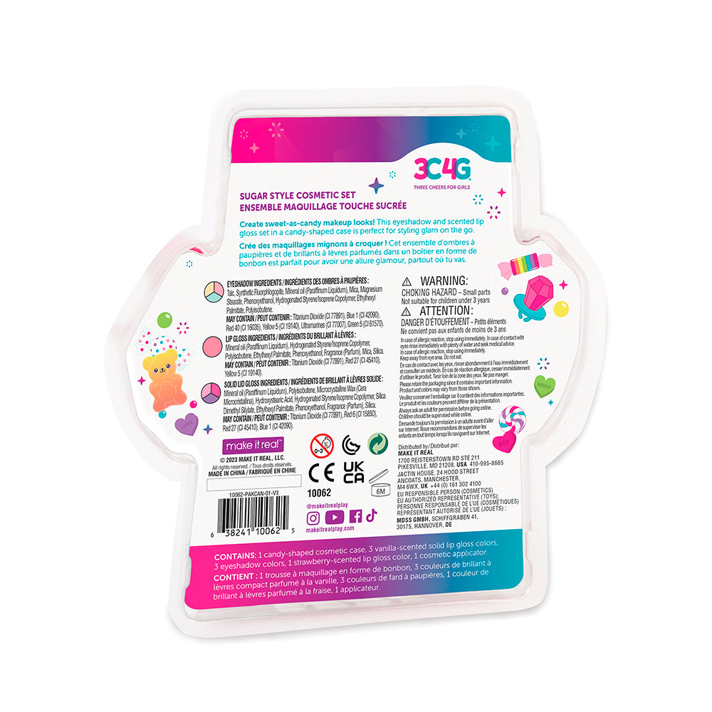 3 سي 4 جي مستحضرات تجميل شوجر ستايل 9 قطع المكياج والتجميل 3C4G