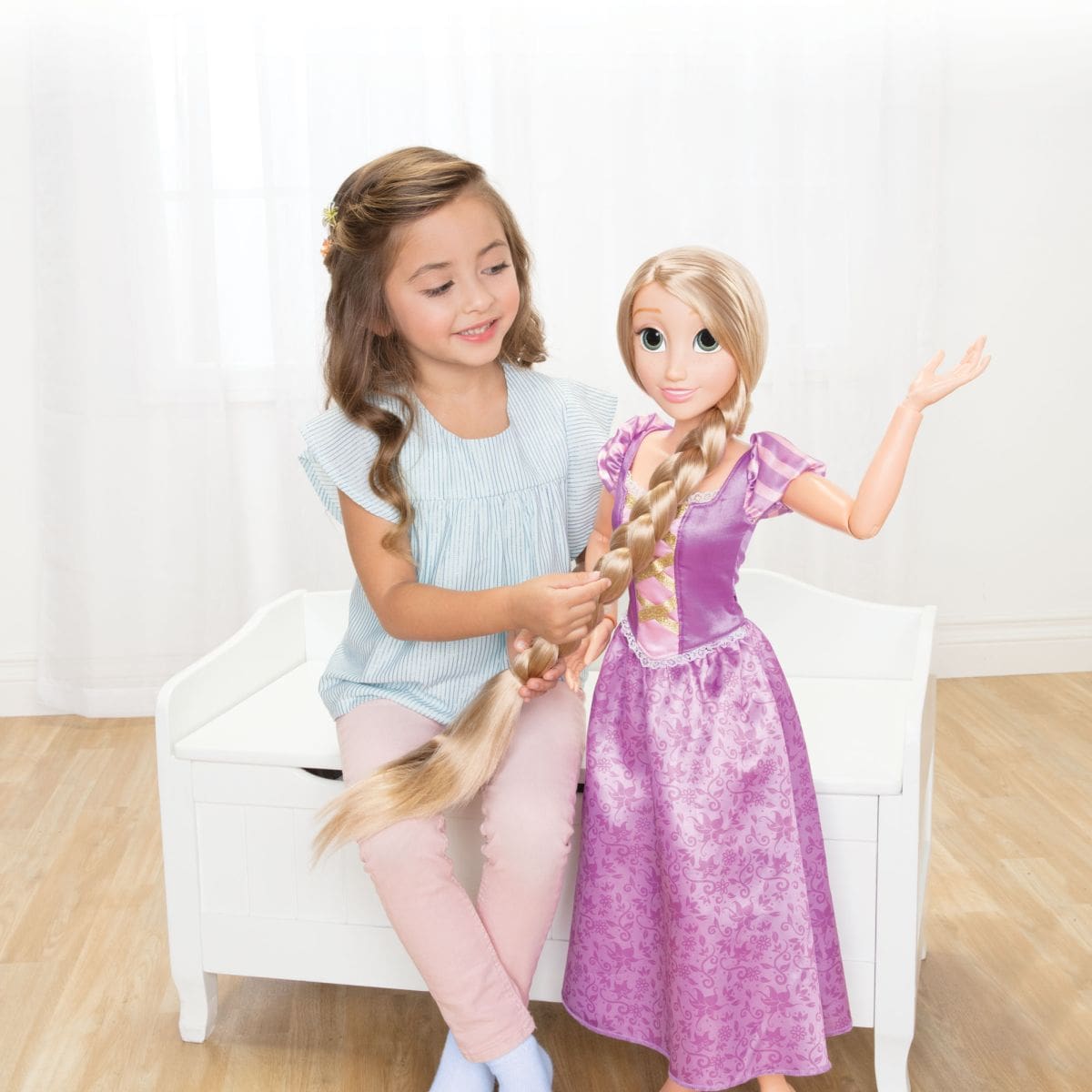 ديزني برينسس دمية الاميرة رابونزيل 80 سم دمية مع اكسسوارات Disney