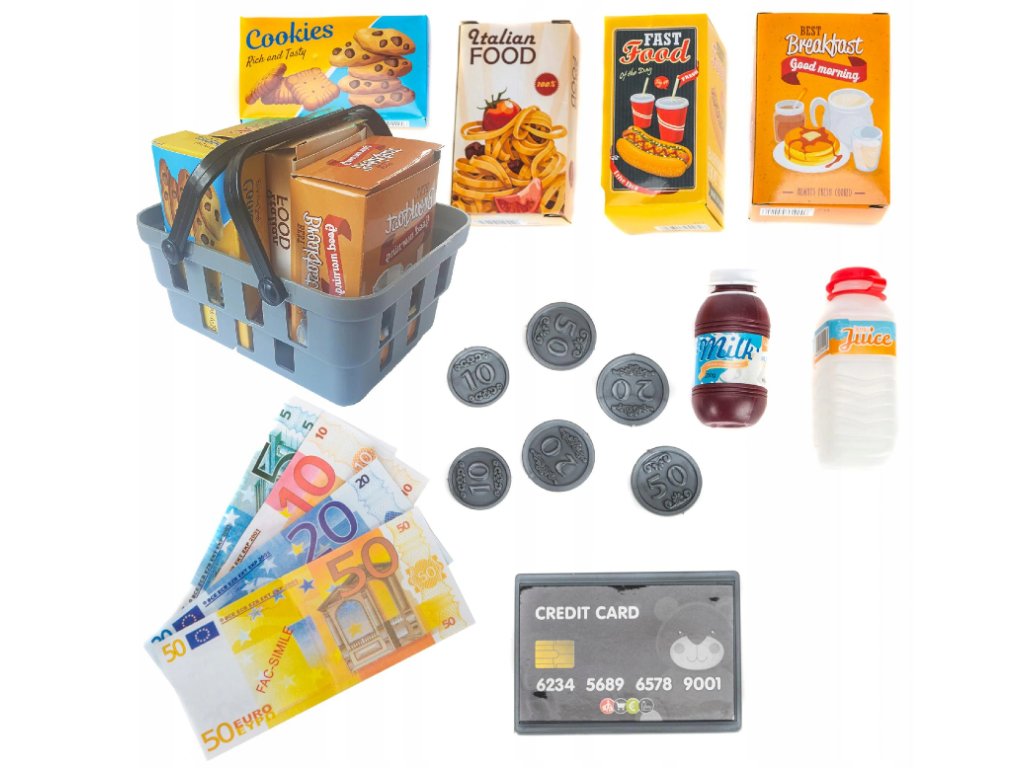 صندوق تسجيل نقدي كبير التسوق والوظائف LOCAL