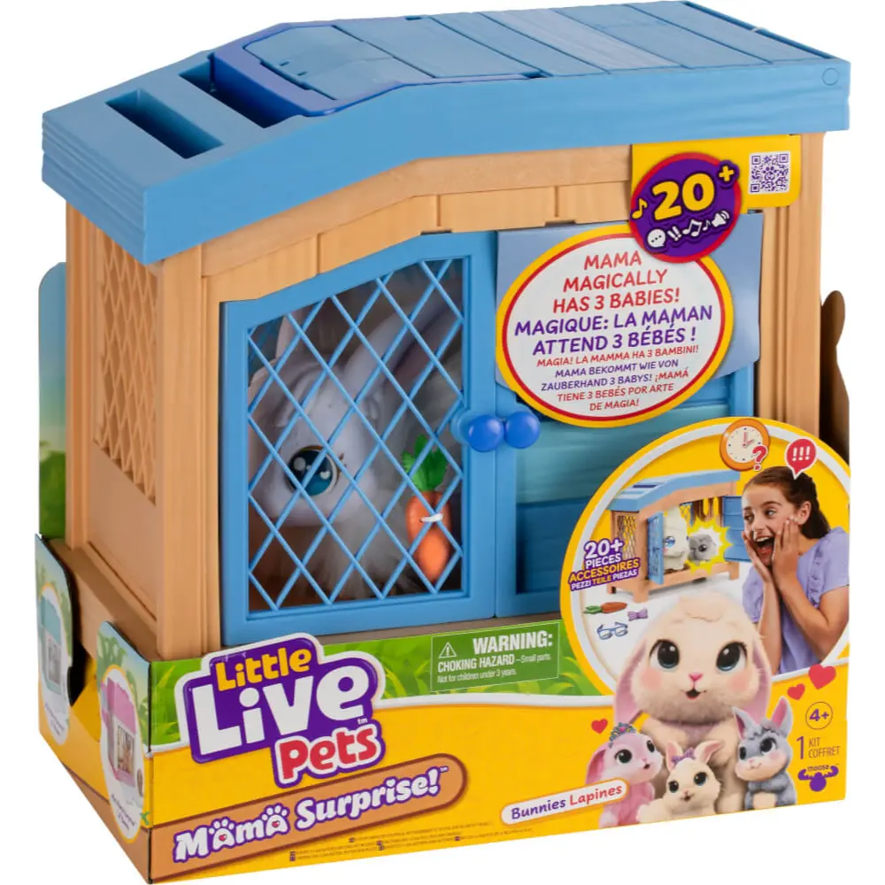 ليتل لايف بيتس الأرنب ماما سوربرايز مجسمات الحيوانات Little Live Pets