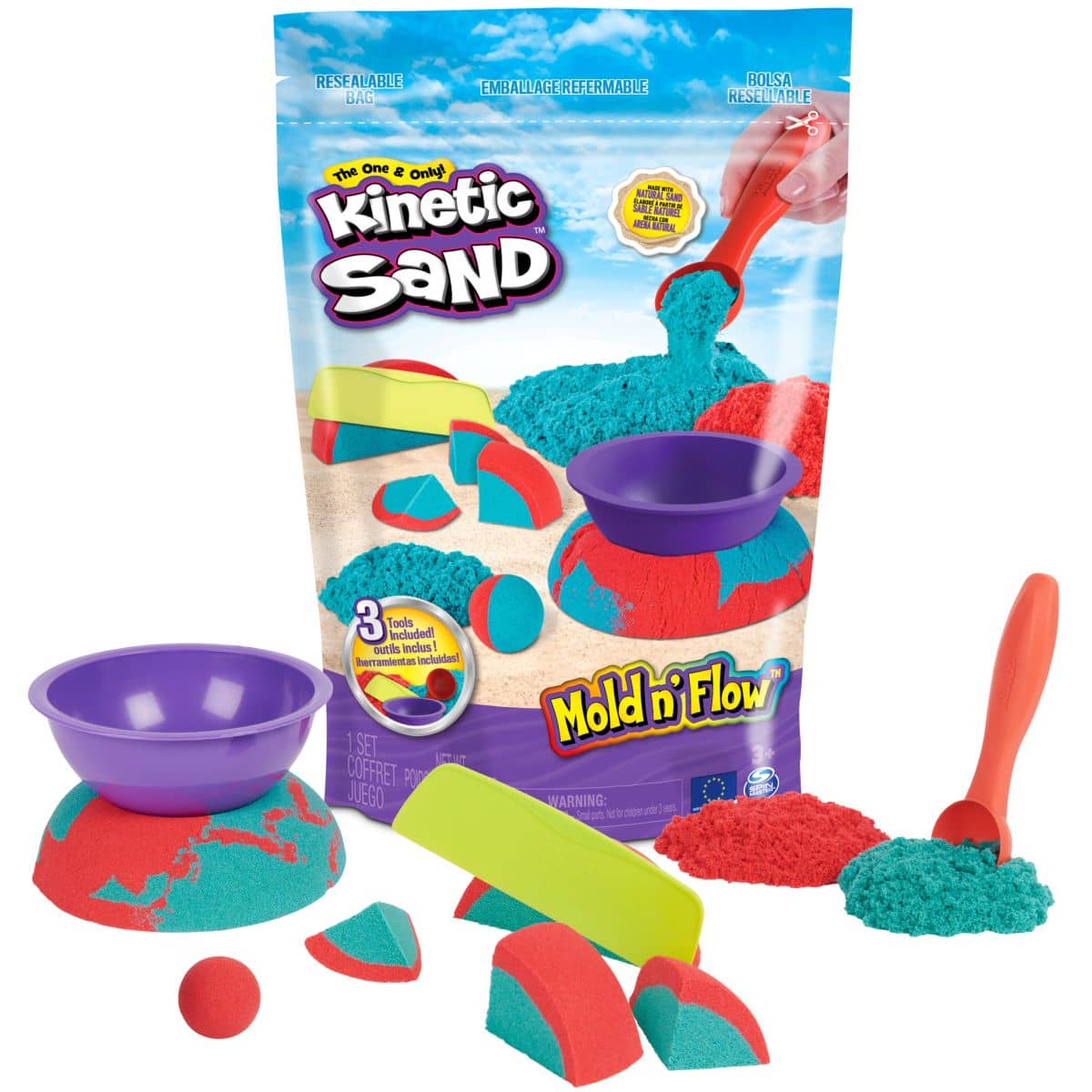 كينتك ساند قالب رمل حركي تشكيل الرمل Kinetic SAND