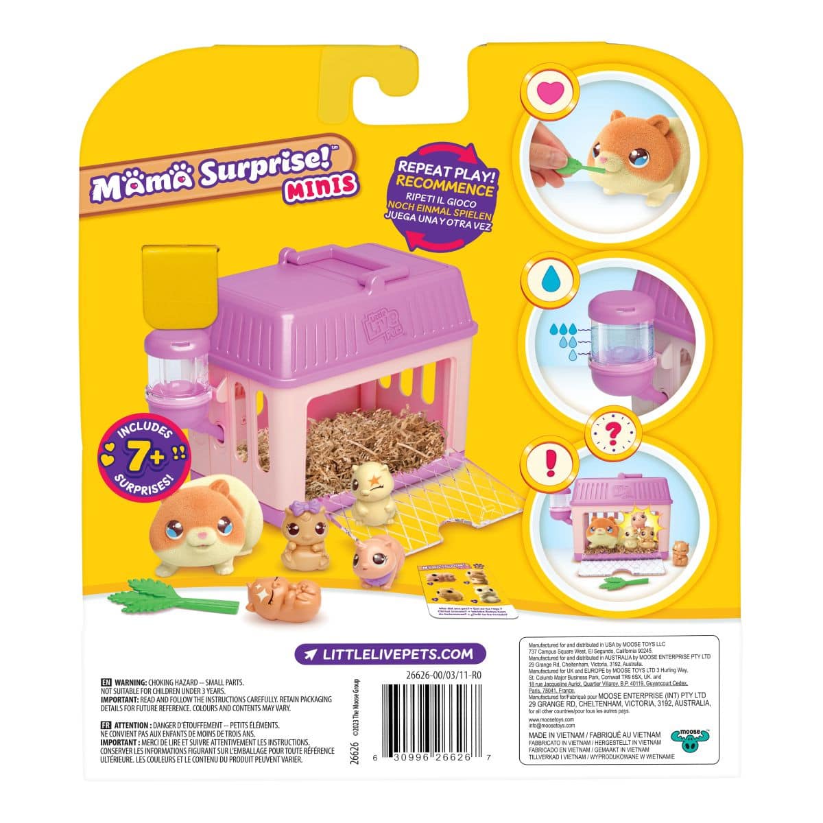 ليتل لايف بيتس لعبة هامستر مجسمات الحيوانات Little Live Pets