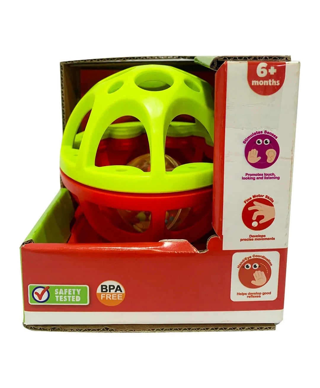 هابي كابي لعبة كرة الانحناء والتدحرج الوان متنوعة مواليد تفاعلي Hapee Capee