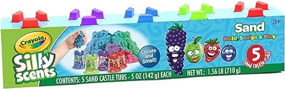 كرايولا لعبة قلعة الرمل 5 قطع الصلصال والمعجون Crayola