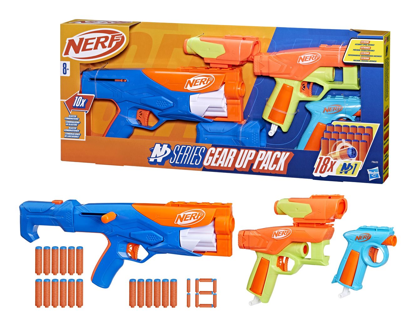نيرف مسدس جير أب باك مسدسات مطاطية Nerf