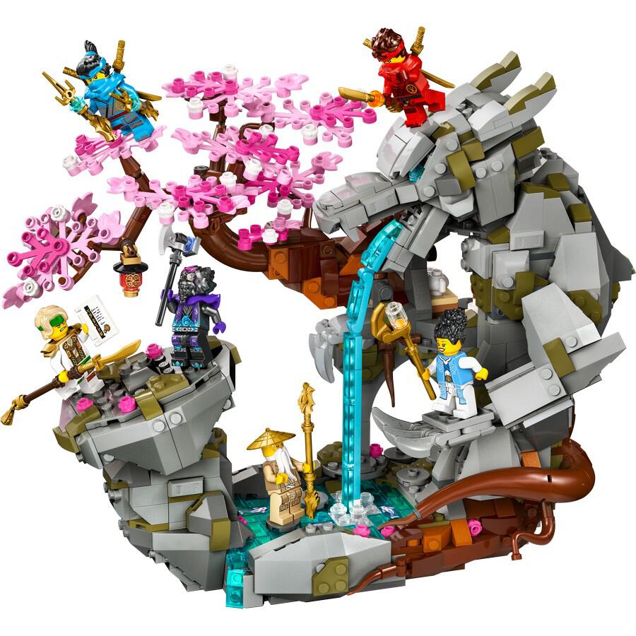 ليجو 71819 نينجاغو لعبة ضريح حجر التنين مكعبات التركيب LEGO