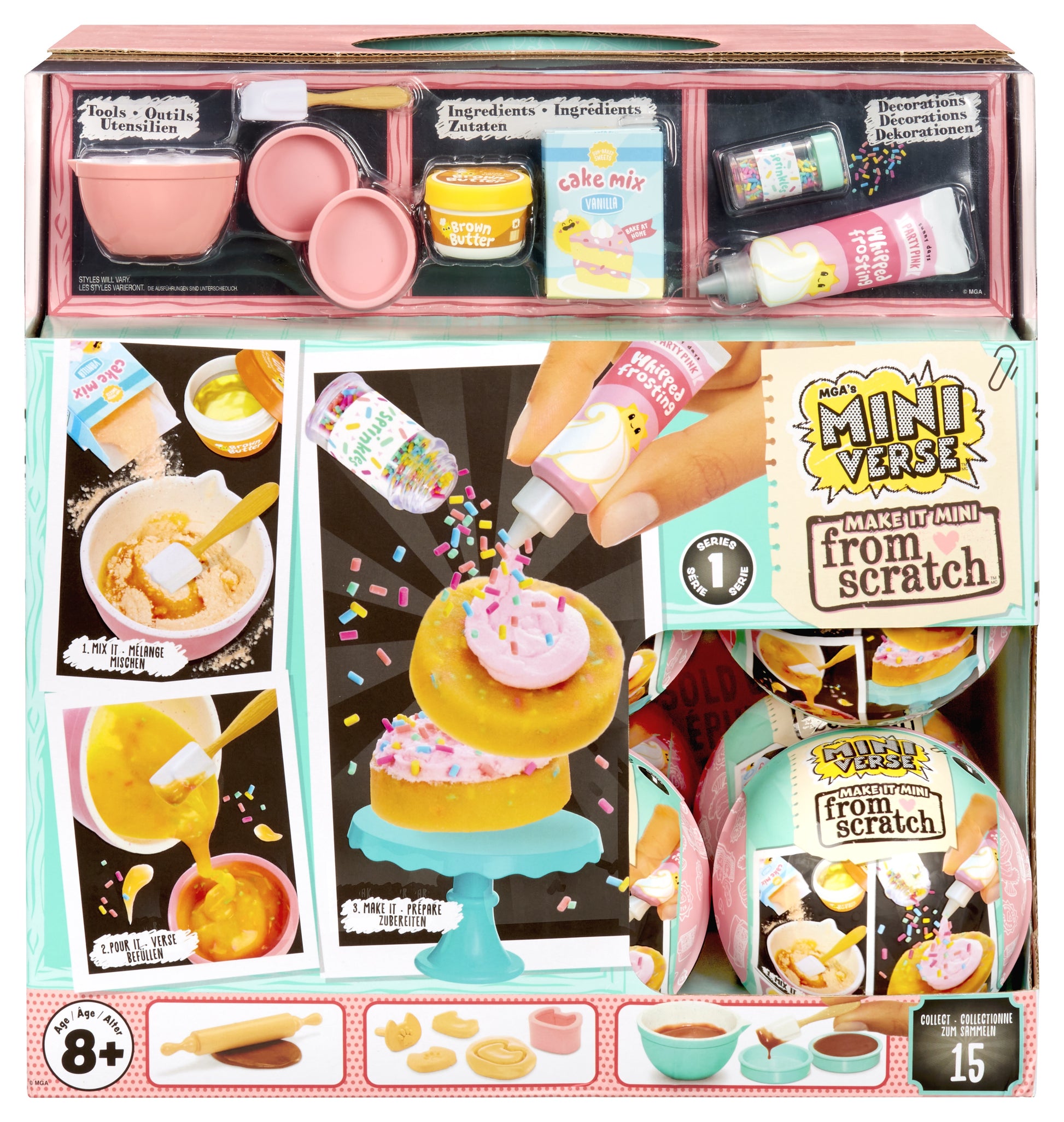 ميني فيرس بيضة مفاجأة الغموض ألعاب المطابخ Miniverse