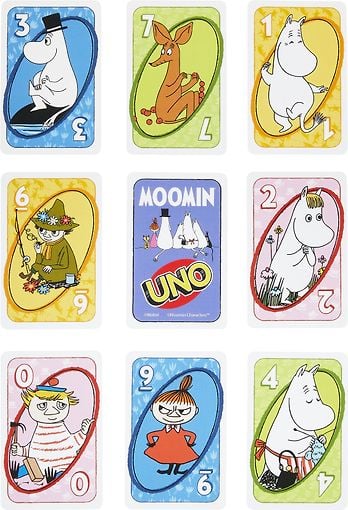 اونو لعبة ورقية مومين العاب البطاقات UNO