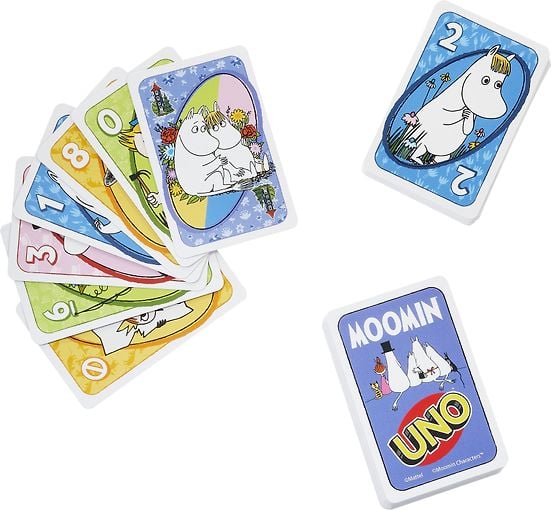 اونو لعبة ورقية مومين العاب البطاقات UNO