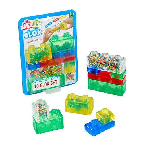 جيلي بلوكس مكعبات بناء 10 قطع المكعبات الكبيرة Jelly Blox