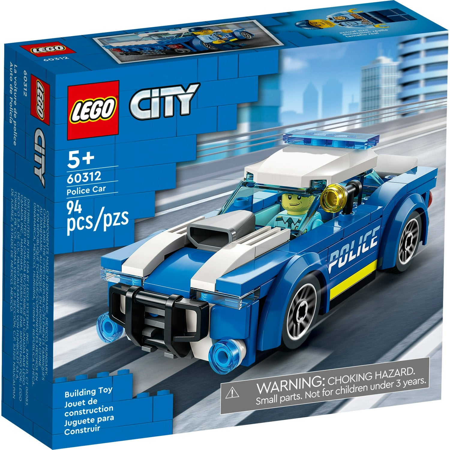ليجو 60312 سيتي سيارة شرطة المدينة مكعبات التركيب LEGO