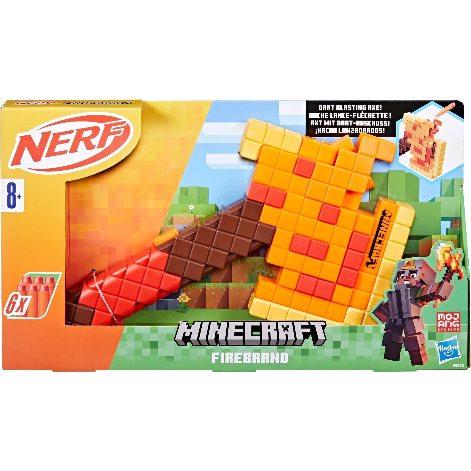 نيرف قاذف سهام فاير براند ماين كرافت مسدسات مطاطية Nerf