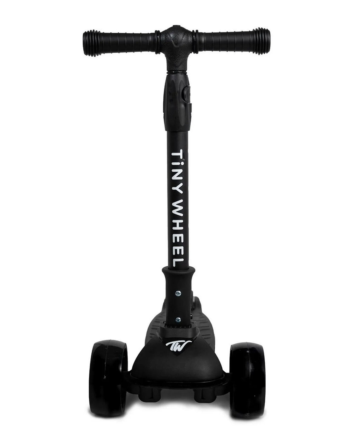 تايني ويل سكوتر أسود 3 كفرات قابل للطي سكوتر 3 عجلات Tiny Wheel