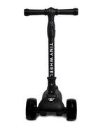 تايني ويل سكوتر أسود 3 كفرات قابل للطي سكوتر 3 عجلات Tiny Wheel