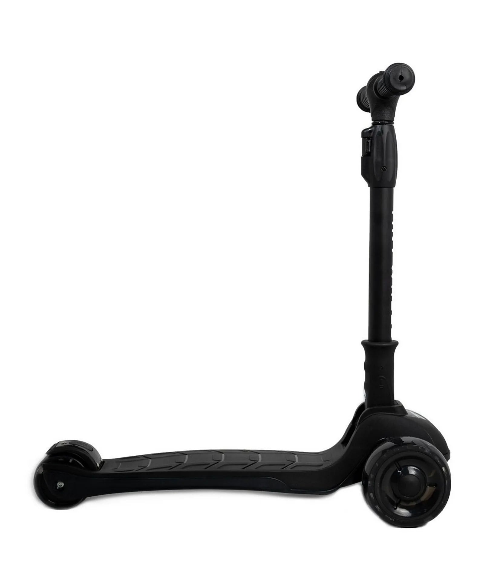 تايني ويل سكوتر أسود 3 كفرات قابل للطي سكوتر 3 عجلات Tiny Wheel